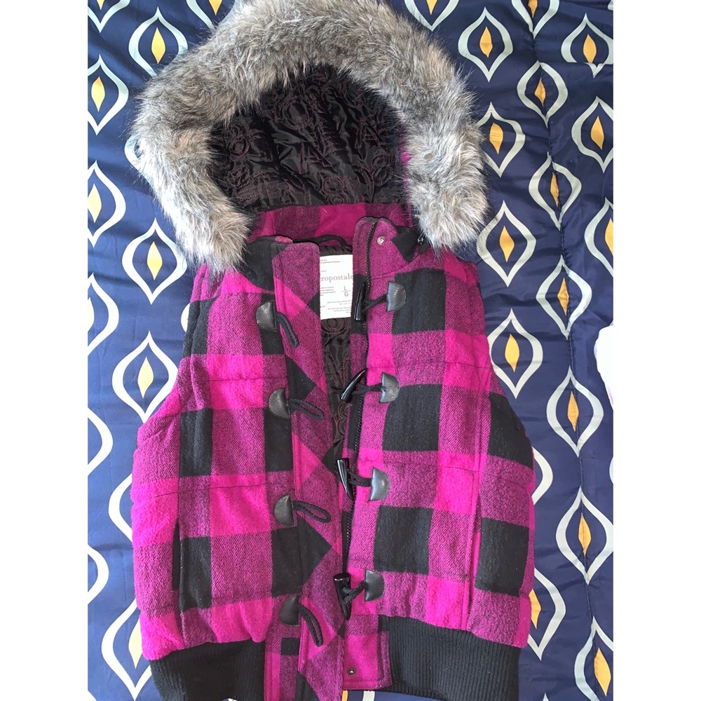 Purple Checkered Vest